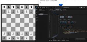 Отчёт от 25450 за НаноШахматы / JavaScript - Тронул? Коди!