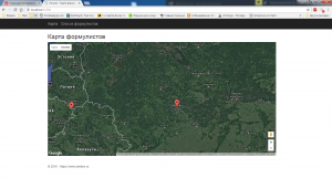 Отчёт от 2633 за ASP.NET и GMaps / География формулистов
