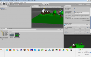 Отчёт от 2639 за Unity 3D / Первая сцена