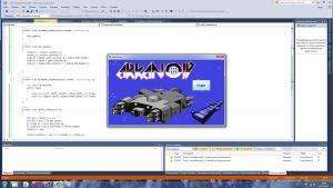 Отчёт от 2670 за Нано-игры / Арканоид - Уровень и ракетка