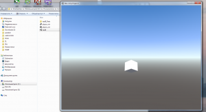 Отчёт от 2752 за Unity 3D / Первая сцена