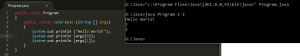 Отчёт от 2775 за J1. Запуск / START - Платформа Java