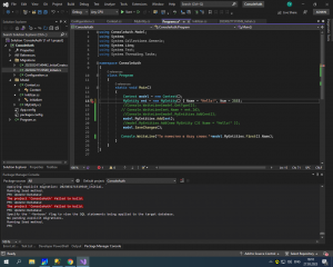 Отчёт от 30187 за Entity Framework / Миграция Базы