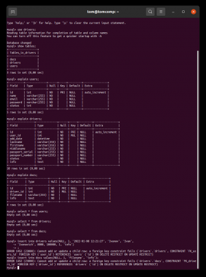 Отчёт от 30514 за PHP Driver / Создание базы данных в HeidiSQL