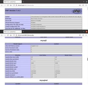 Отчёт от 30514 за PHP Driver / Установка и настройка Apache + PHP