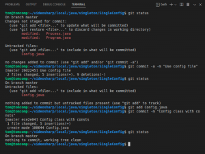 Отчёт от 30514 за Singleton / Singleton - Config - Git commit
