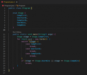 Отчёт от 30514 за Iterator / Iterator - BlackJack - Stages