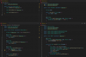 Отчёт от 30514 за Observer / Observer - School Bell - java.util.Observer