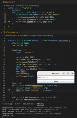 Отчёт от 30514 за MVC шаблон / MVC - Counter - ViewFrame