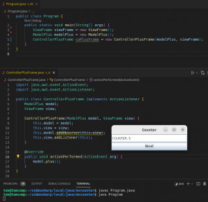 Отчёт от 30514 за MVC шаблон / MVC - Counter - ControllerPlusFrame