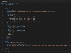 Отчёт от 30514 за Знакомство с jQuery / Остановка анимации