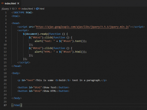 Отчёт от 30514 за Знакомство с jQuery / jQuery - DOM - Get