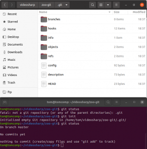 Отчёт от 30514 за Система Git / git init