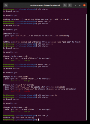 Отчёт от 30514 за Система Git / git add checkout