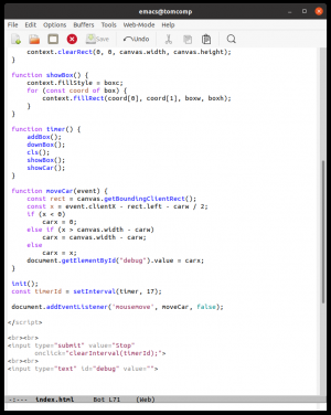 Отчёт от 30514 за Игры на JavaScript / Гонка - Рулевое управление