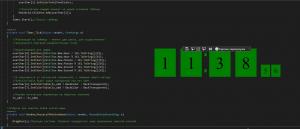 Отчёт от 30740 за WPF Clocks / Перекидные часы. Без пяти пять.
