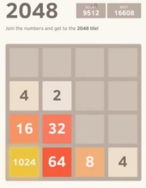 Отчёт от 3146 за Микроигры / 2048 - Учимся играть