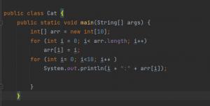 Отчёт от 33283 за J9. Массивы / ARRAY - Целый массив