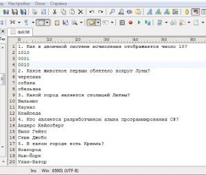 Отчёт от 3337 за Нанософт / Прохождение теста
