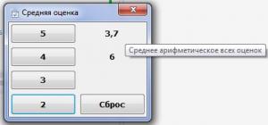 Отчёт от 3337 за Нанософт / Средняя оценка