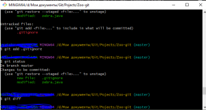 Отчёт от 35328 за Система Git / git ignore