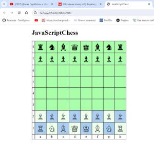 Отчёт от 36285 за МикроШахматы / Шахматные выборы