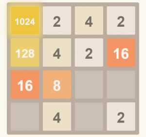 Отчёт от 3664 за Микроигры / 2048 - Учимся играть