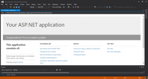 Отчёт от 3664 за Инфобизнес / Подготовка Visual Studio ASP.NET