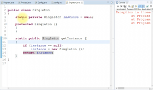 Отчёт от 3922 за Singleton / Singleton - Config - Cant extend