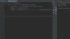 Отчёт от 3922 за Iterator / Iterator - BlackJack - Card