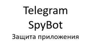Отчёт от 3922 за Шпионский бот / ВИП-Урок: Защита приложения