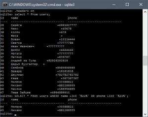 Отчёт от 3922 за MVC шаблон / MVC - PhoneBook - Search - Select LIKE