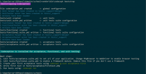 Отчёт от 3922 за Yii2 / Codeception - Пошаговое тестирование