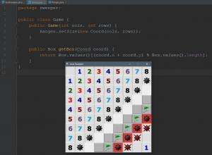 Отчёт от 3922 за Java Sweeper / Игровая координата