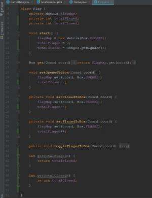 Отчёт от 3922 за Java Sweeper / Учёт зарытых флагов