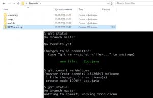 Отчёт от 3922 за Система Git / git commit reset diff
