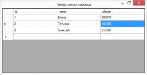 Отчёт от 4004 за Новые технологии / VIP урок. C# + MySQL через DataSet