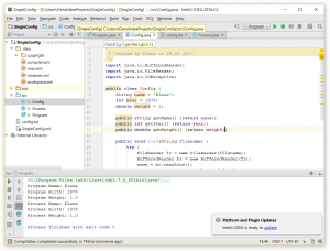 Отчёт от 4004 за Singleton / Singleton - Config - FileReader
