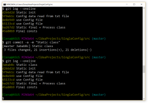 Отчёт от 4004 за Singleton / Singleton - Config - Static class
