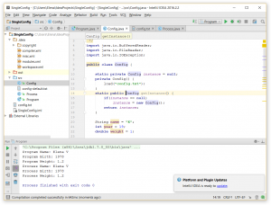 Отчёт от 4004 за Singleton / Singleton - Config - Using pattern