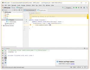 Отчёт от 4004 за MVC шаблон / MVC - Counter - ViewConsole