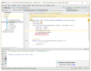 Отчёт от 4004 за MVC шаблон / MVC - Counter - ControllerPlusFrame