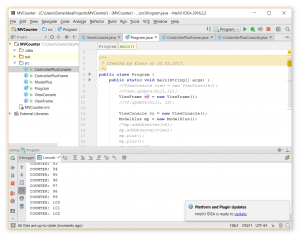 Отчёт от 4004 за MVC шаблон / MVC - Counter - ControllerPlusConsole