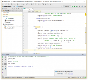 Отчёт от 4004 за База SQLite / SQLite - Insert