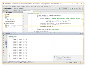 Отчёт от 4004 за База SQLite / SQLite - Самостоятельная работа