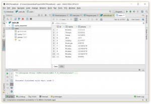 Отчёт от 4004 за MVC шаблон / MVC - PhoneBook - UserSQL - Singleton