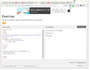 Отчёт от 4004 за Знакомство с jQuery / События и их методы