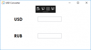 Отчёт от 4038 за Простой WPF  / WPF. Конвертер валюты. Макет программы