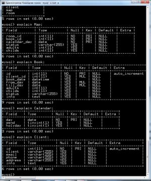 Отчёт от 4378 за БД - Управление гостиницей / SQL запросы для создания Базы