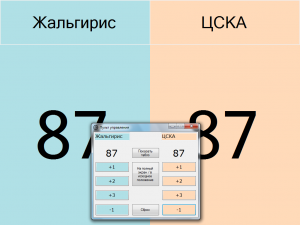 Отчёт от 4394 за Нанософт / Баскетбольное табло